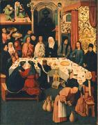 Jheronimus Bosch The Marriage Feast at Cana. Spain oil painting artist